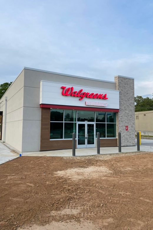 Exterior photo of Walgreens Pine Bluff