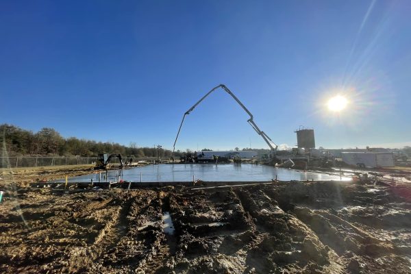 Photo of Ouachita Parish Fire Department foundation construction