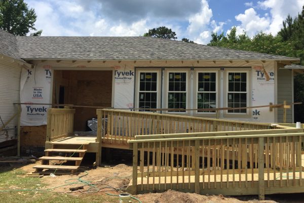 Exterior photo of Bienville Parish Library addition