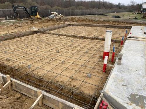 Photo of Ouachita Parish Fire Department Vehicle Repair Garage construction progress