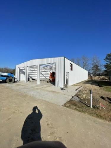 Photo of Ouachita Parish Fire Department Vehicle Repair Garage construction progress