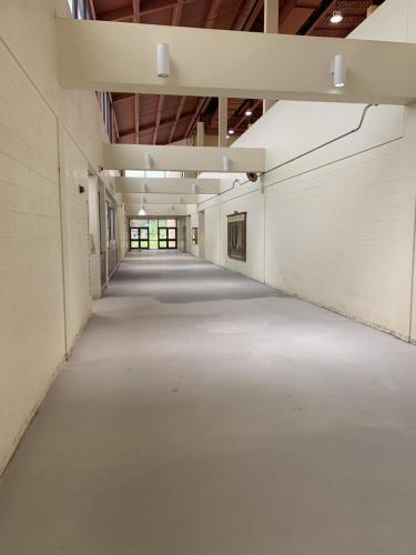 Interior photo of ULM Intramural Center project