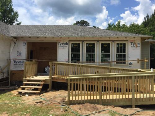 Exterior photo of Bienville Parish Library addition