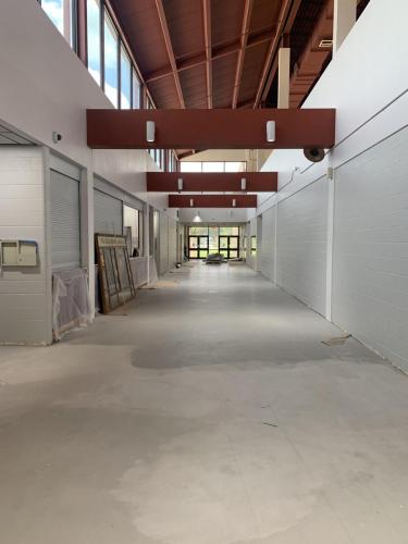 Interior photo of ULM Intramural Center project