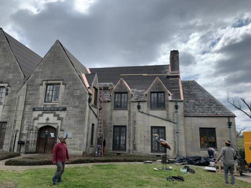 Exterior photo of Masur Museum renovation