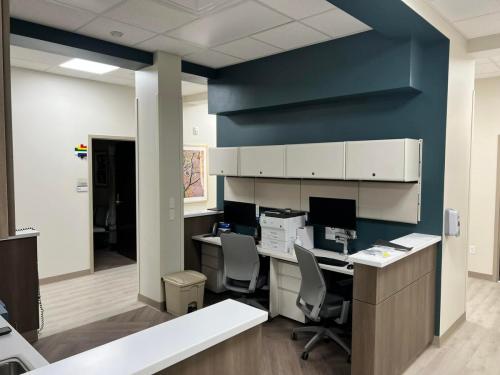 Interior photo of Oschner Community Health Center remodel