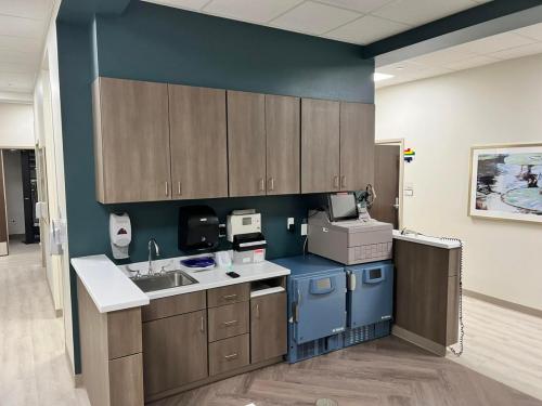 Interior photo of Oschner Community Health Center remodel