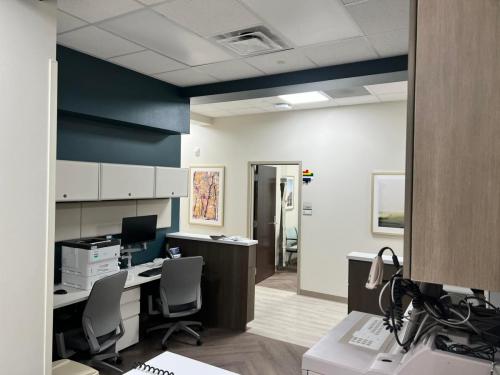 Interior photo of Oschner Community Health Center remodel