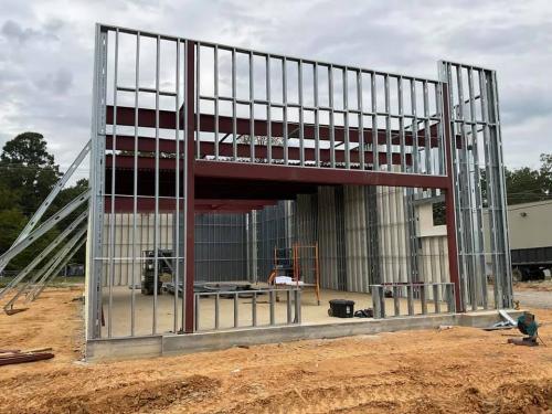 Exterior photo of Walgreens Pine Bluff construction progress