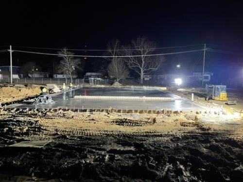 Photo of Ouachita Parish Fire Department Vehicle Repair Garage construction progress