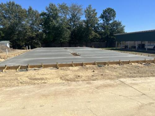 Photo of Ouachita Parish Fire Department Vehicle Repair Garage construction progress